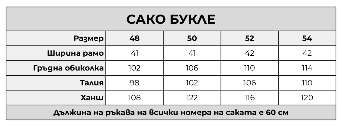 сако букле сако букле